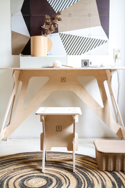 Händig maakt praktische meubels voor thuiswerkers